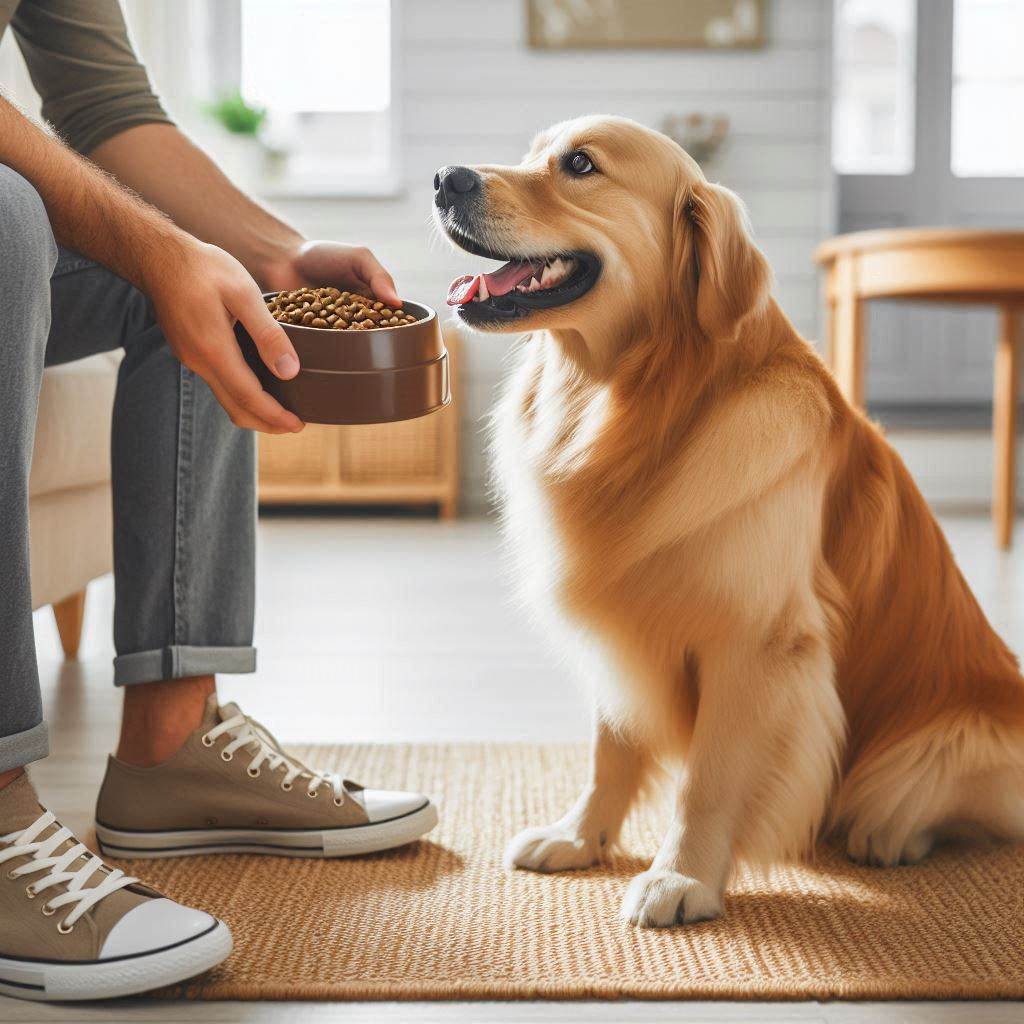 feeding-dog